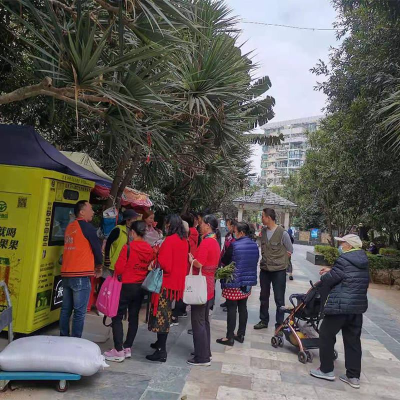 东吉智能碾米机进驻社区